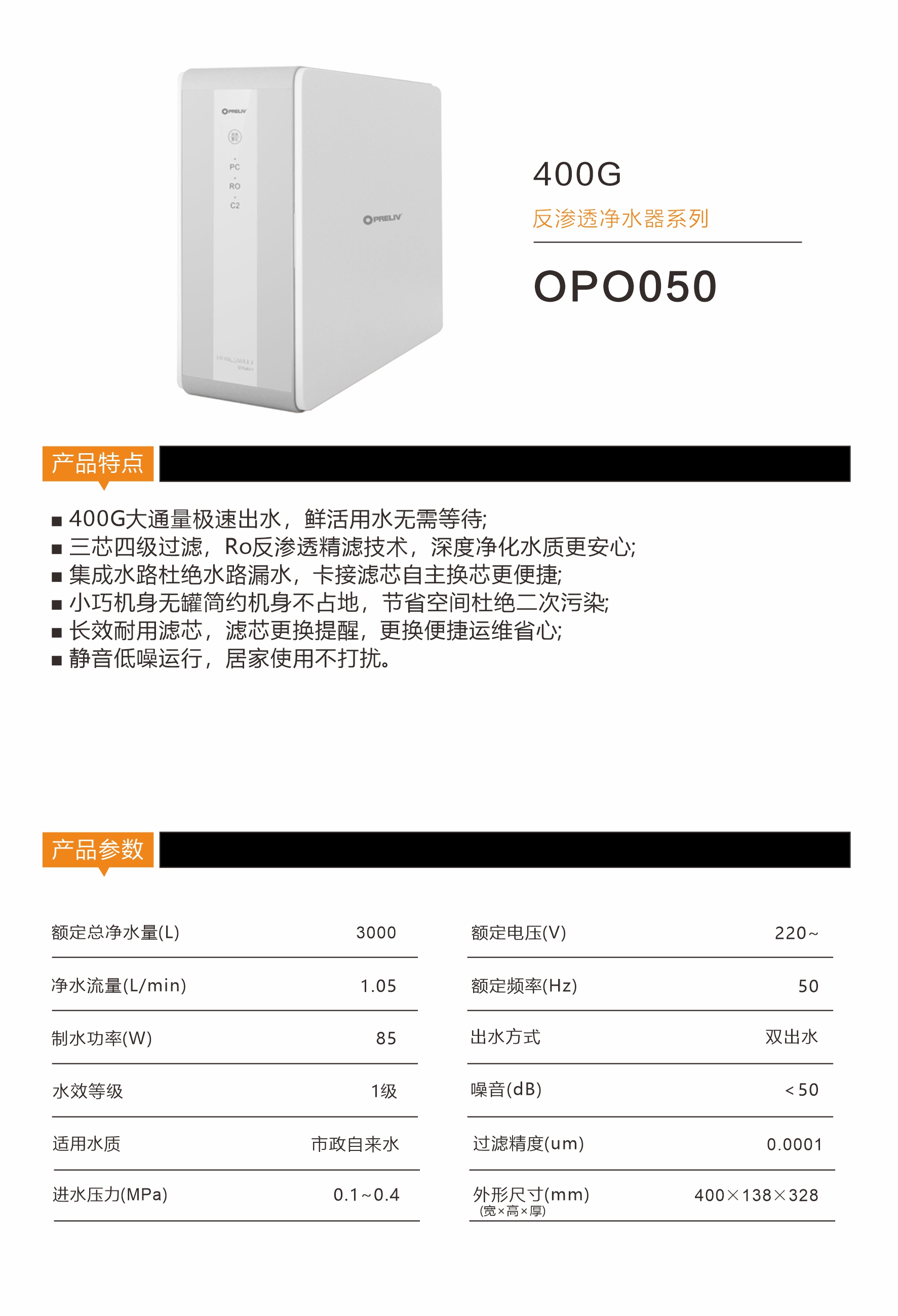 OPO050 产品介绍